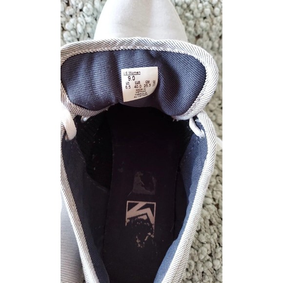 VANS Shoes Women's Blue Striped Sneakers Canvas Lace Up Low Top Sz 9 - Picture 8 of 8